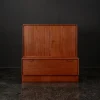 New Pamono Model 523 Modular Sideboard in Teak by Heinrich Riestenpatt for Skand. Möbel Häkli Rt Möbel, 1960s, Set of 2