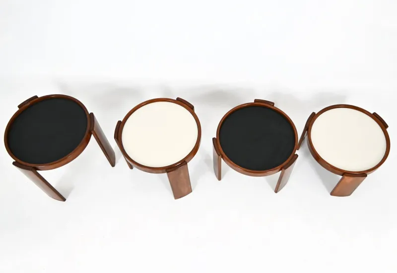Pamono Model 780 Nesting Tables by Gianfranco Frattini for Cassina, 1960s, Set of 4> Coffee & Side Tables