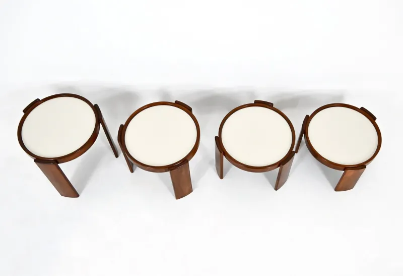 Pamono Model 780 Nesting Tables by Gianfranco Frattini for Cassina, 1960s, Set of 4> Coffee & Side Tables