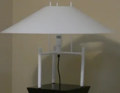 Pamono Model 694 Pagoda Lamp by Elio Martinelli for Martinelli Luce, Italy, 1980s><noscript><img width=