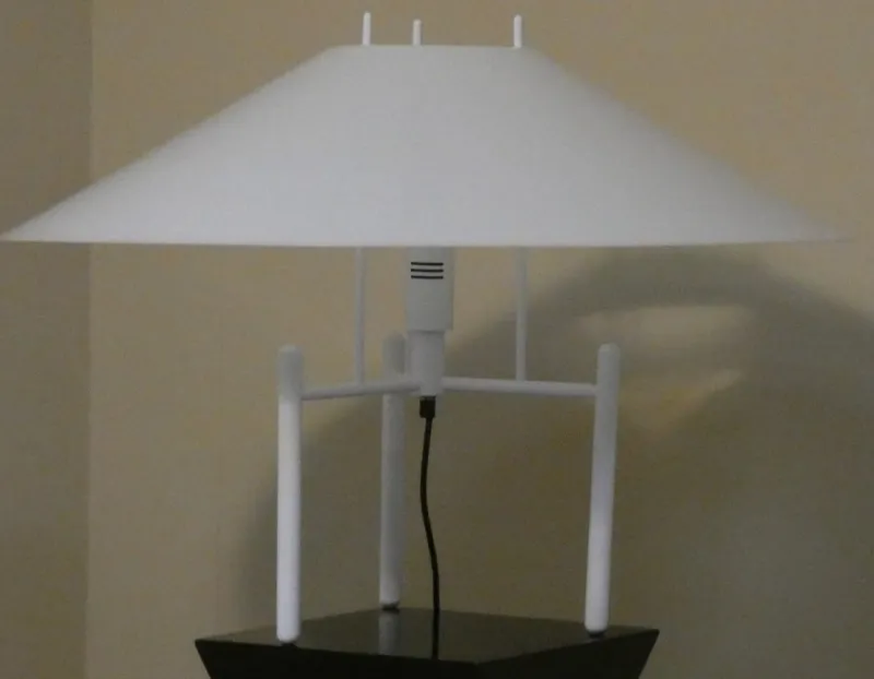 Pamono Model 694 Pagoda Lamp by Elio Martinelli for Martinelli Luce, Italy, 1980s> Table Lamps