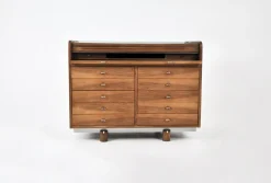 Sale Pamono Model 804 Roll Top Desk attributed to Gianfranco Frattini for Bernini, 1960s