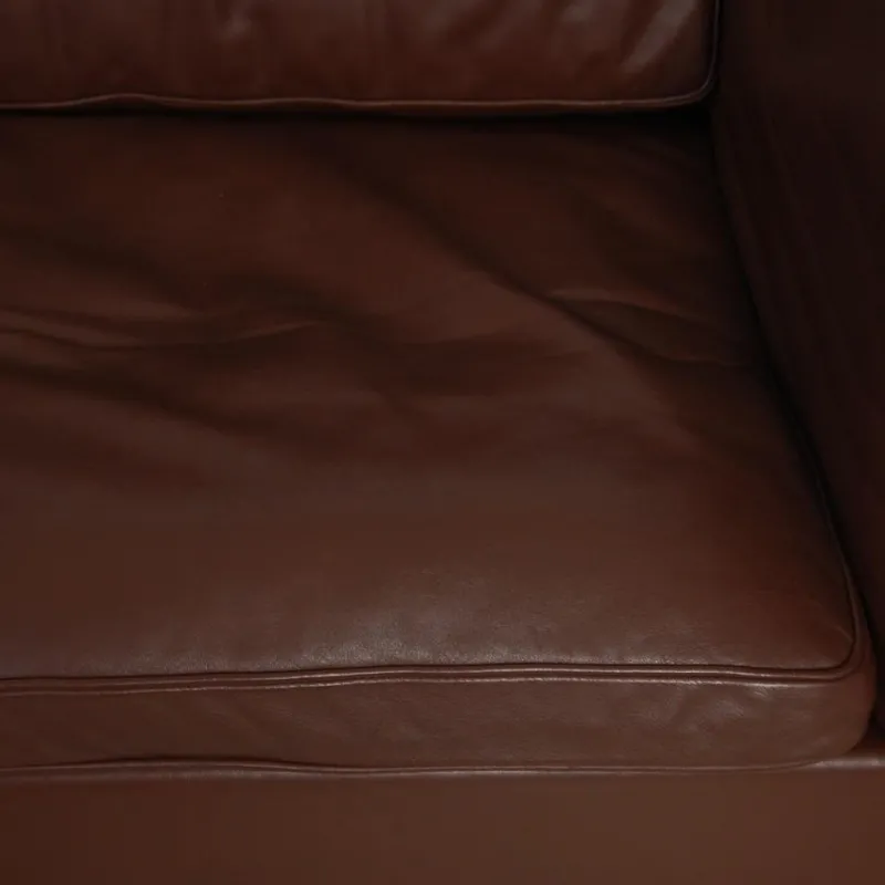 Pamono Model 2212 2-Seater Sofa in Brown Leather by Børge Mogensen, 1990s> Couches & Sofas