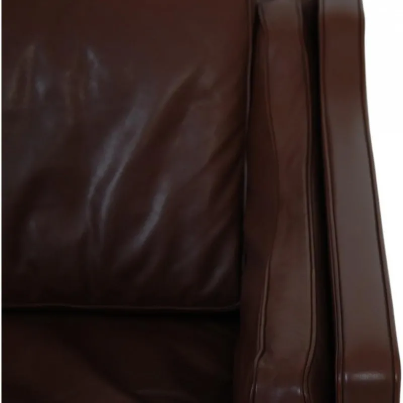 Pamono Model 2212 2-Seater Sofa in Brown Leather by Børge Mogensen, 1990s> Couches & Sofas