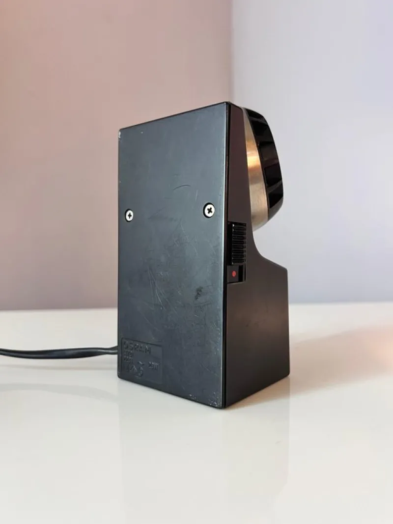 Pamono Model 41701 Table Lamp in Black and Silver with Ball Head from Osram> Table Lamps