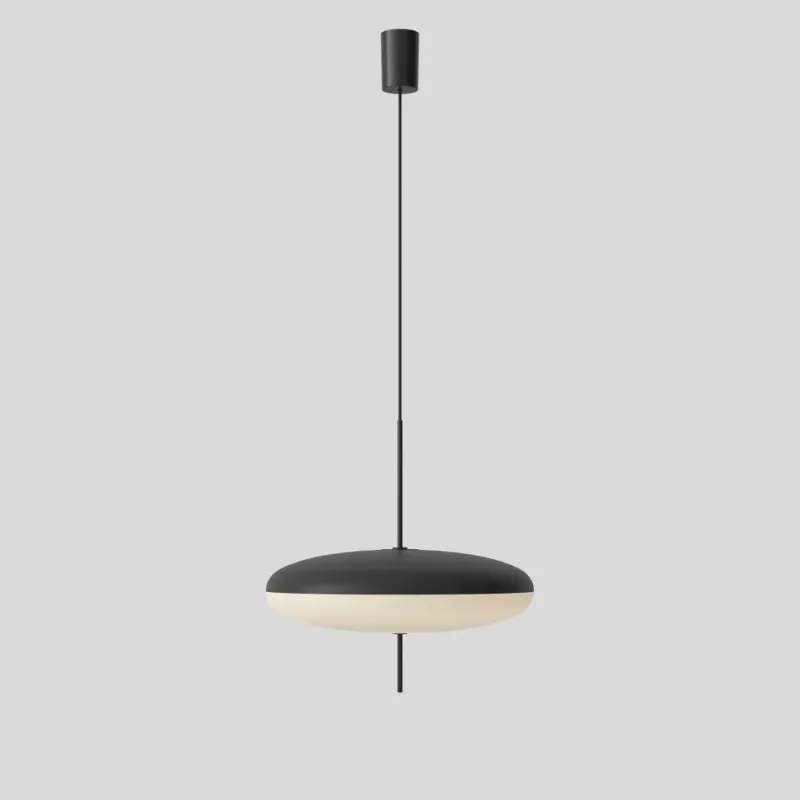Pamono Model 2065 Table Lamp with Black White Diffuser, Black Hardware & Black Cable by Gino Sarfatti> Table Lamps