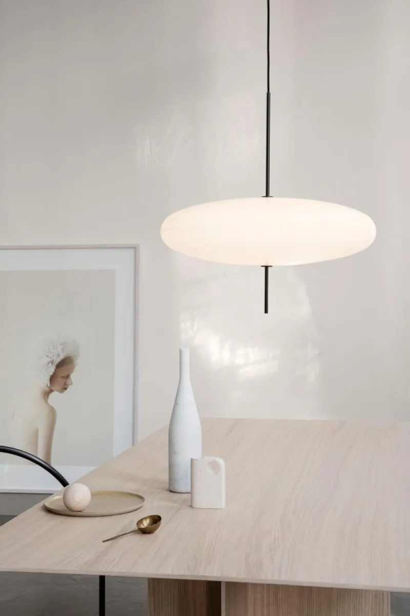 Pamono Model 2065 Table Lamp with Black White Diffuser, Black Hardware & Black Cable by Gino Sarfatti> Table Lamps