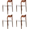 Sale Pamono Model 71 Teak Dining Chairs by Niels Otto Møller for J.L Møllers, 1951, Set of 4
