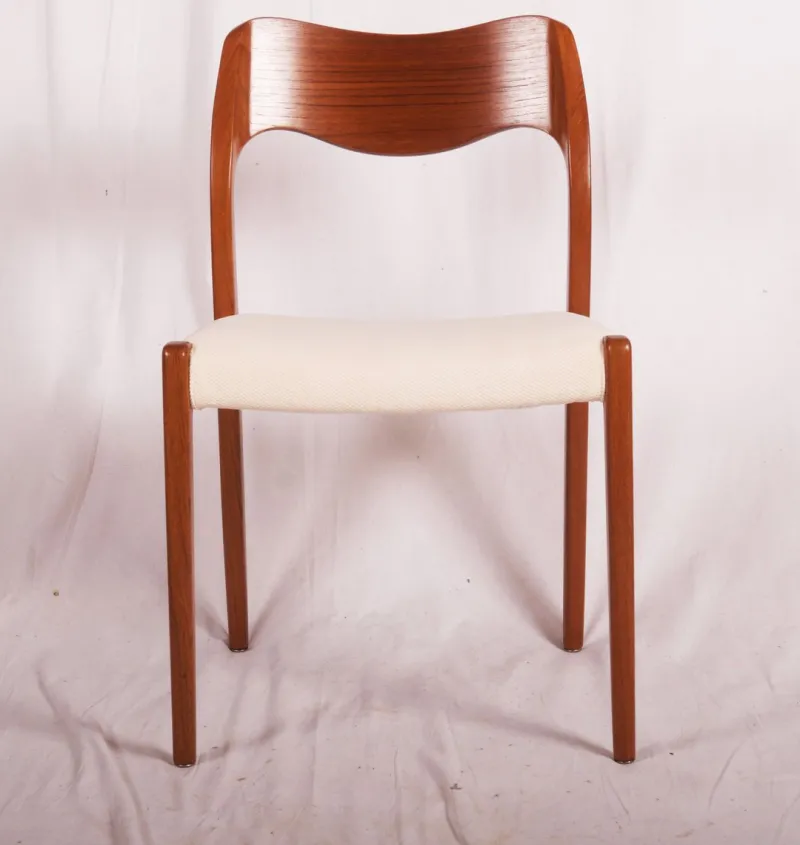 Sale Pamono Model 71 Teak Dining Chairs by Niels Otto Møller for J.L Møllers, 1951, Set of 4