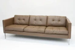 Pamono Model 446 Three-Seater Sofa and Club Chairs by Pierre Paulin for Artifort, 1960s, Set of 3><noscript><img width=