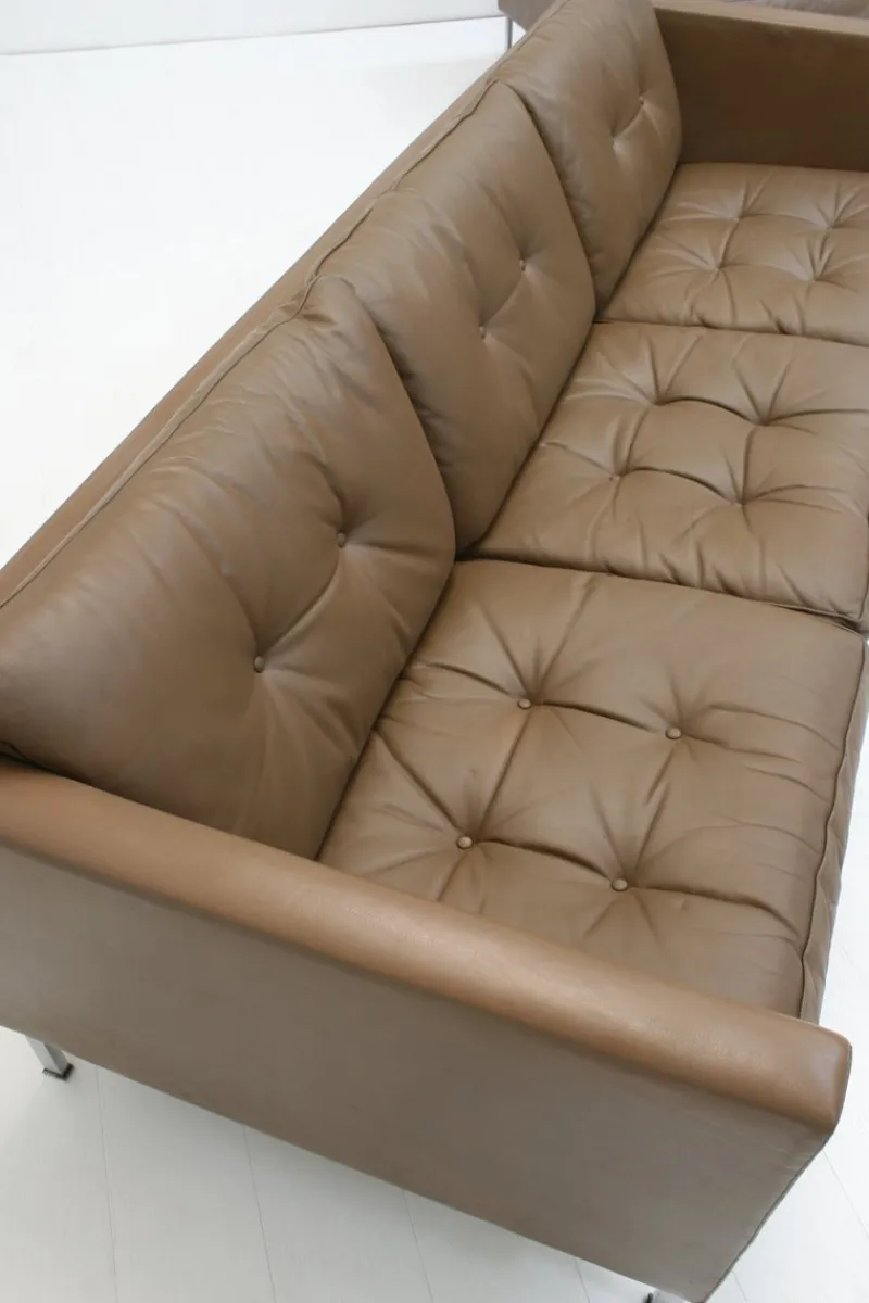 Pamono Model 446 Three-Seater Sofa and Club Chairs by Pierre Paulin for Artifort, 1960s, Set of 3> Living Room Sets