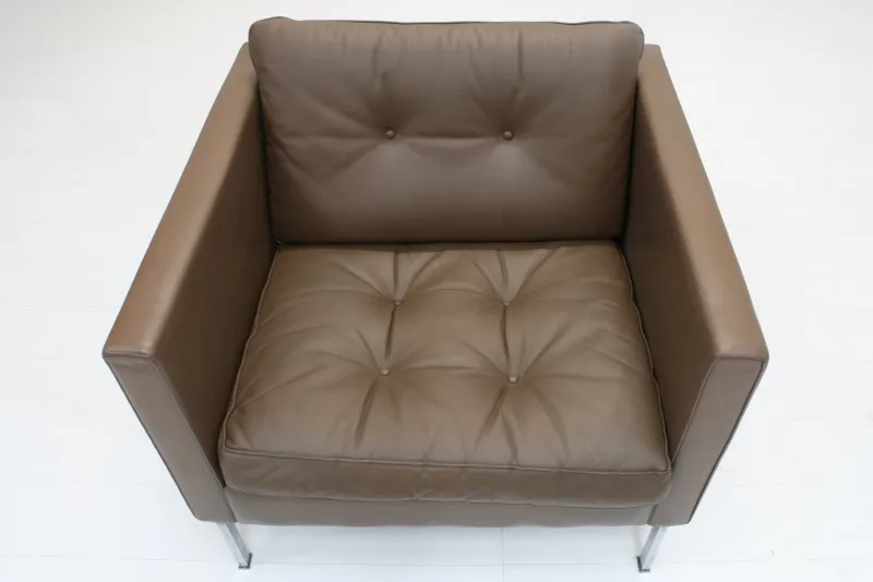 Pamono Model 446 Three-Seater Sofa and Club Chairs by Pierre Paulin for Artifort, 1960s, Set of 3> Living Room Sets