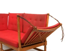 Pamono Model 1789 Tremme Sofa by Børge Mogensen for Fritz Hansen, 1960s><noscript><img width=