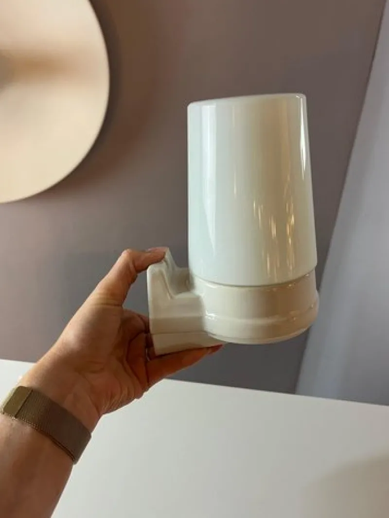 Pamono Model 6070 Wall Lamp in White by Sigvard Bernadotte for Ifö> Wall Lights & Sconces