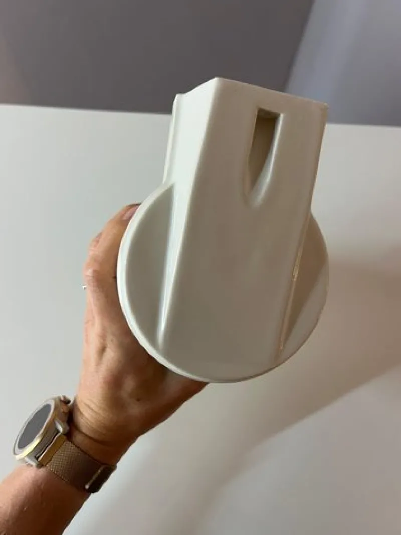 Pamono Model 6070 Wall Lamp in White by Sigvard Bernadotte for Ifö> Wall Lights & Sconces