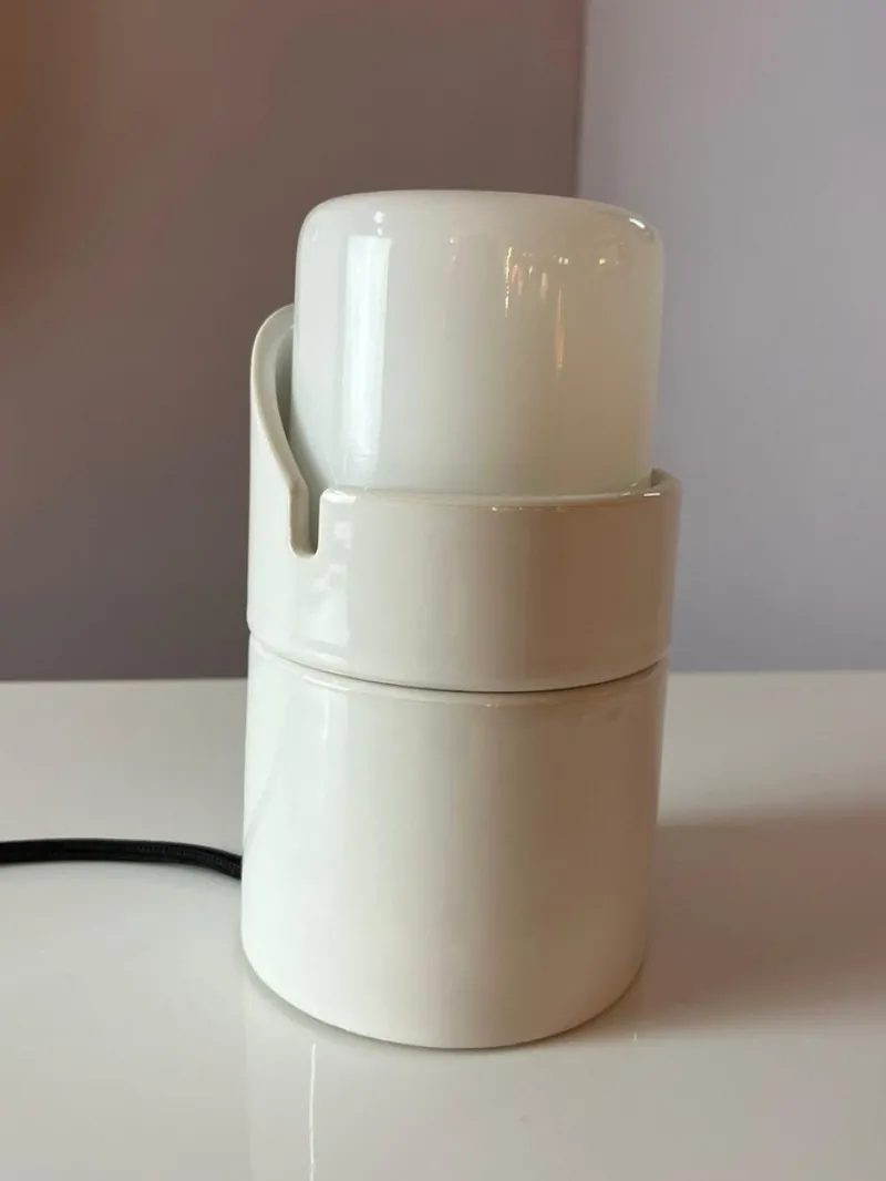 Pamono Model 6050 Wall Lamp in White by Sigvard Bernadotte for Ifö> Wall Lights & Sconces