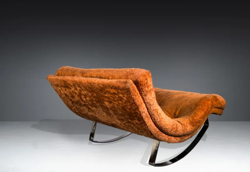 Pamono Model 1264 Wave Chaise Lounge by Adrian Pearsall for Craft Associates, 1960s> Daybeds & Chaises Lounges