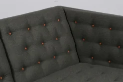 Pamono Model EJ315 2-Seater Sofa in Wool, Cherrywood and Leather by Erik Jørgensen, 2000s> Couches & Sofas