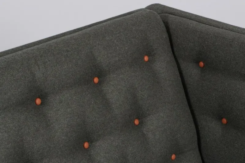 Pamono Model EJ315 2-Seater Sofa in Wool, Cherrywood and Leather by Erik Jørgensen, 2000s> Couches & Sofas
