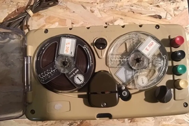 Sale Pamono Model G 255 Tape Recorder by Geloso J. for Geloso & Castelli, 1950s