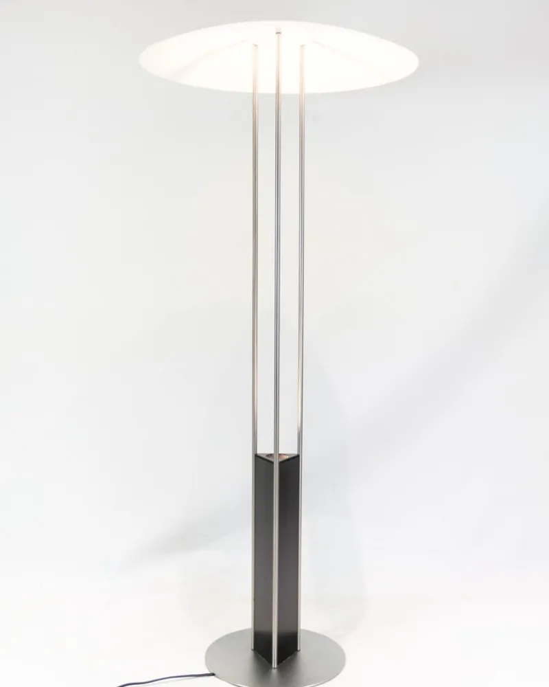 Pamono Model Gino Floor Lamp by Bjarne Frost & Ole Jespersen for Nordisk Solar Compagni, 1980s> Floor Lamps