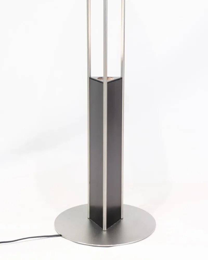 Pamono Model Gino Floor Lamp by Bjarne Frost & Ole Jespersen for Nordisk Solar Compagni, 1980s> Floor Lamps
