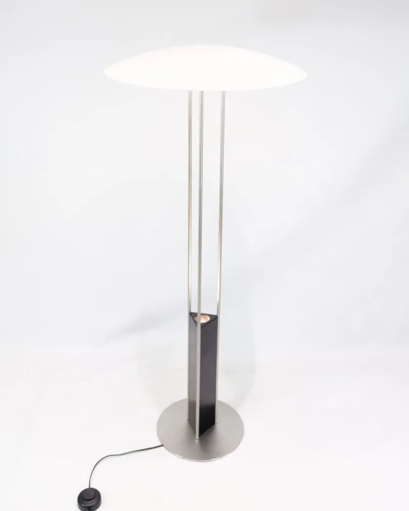 Pamono Model Gino Floor Lamp by Bjarne Frost & Ole Jespersen for Nordisk Solar Compagni, 1980s> Floor Lamps