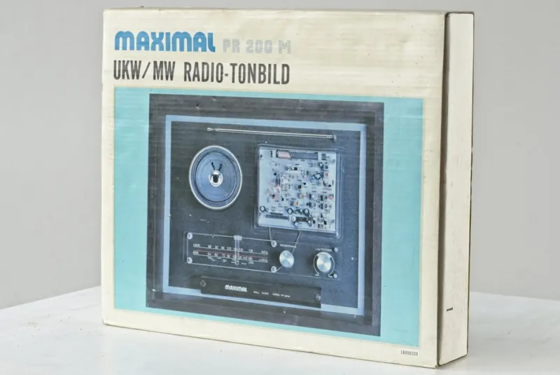 Sale Pamono Model Maximal Pr 200 M Wall Radio, Taiwan, 1980s