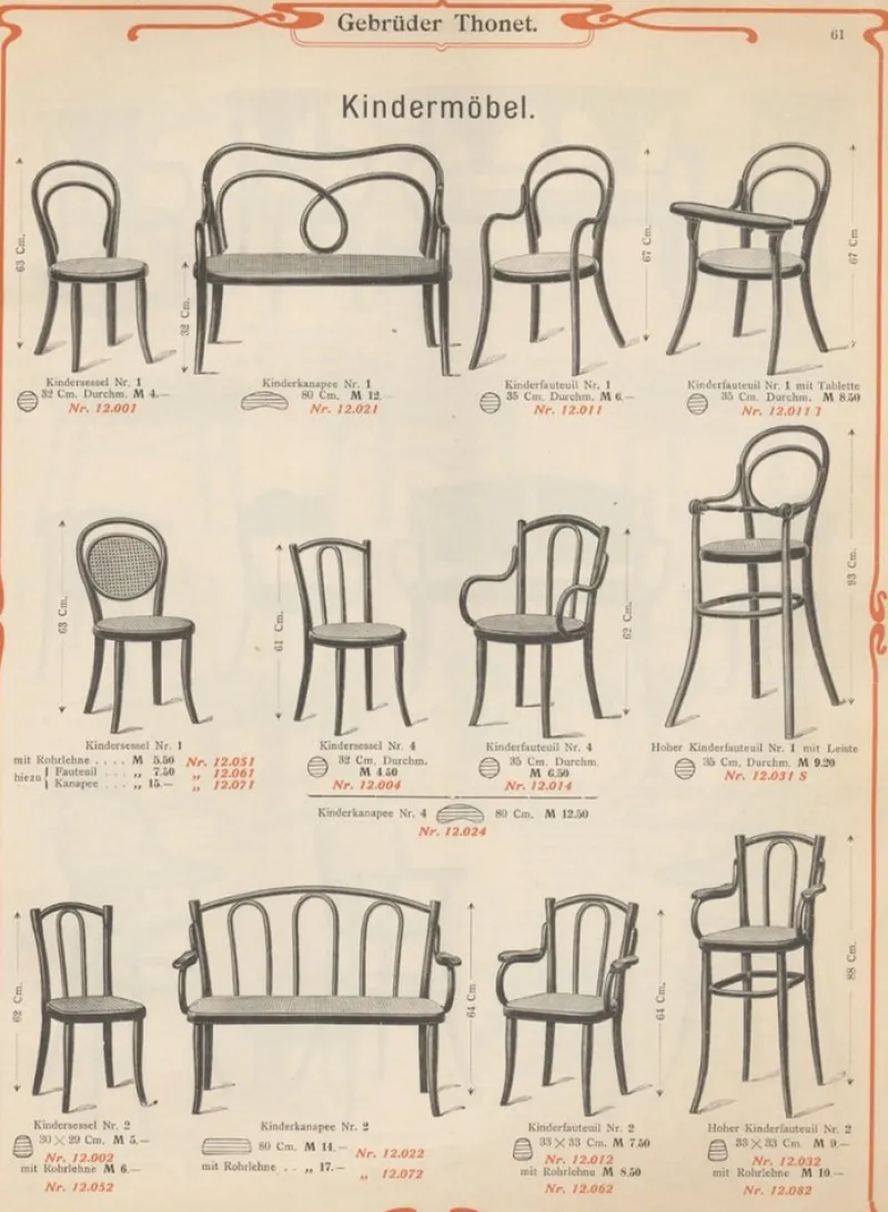 Best Pamono Model No.1 Children's Chair from Thonet, 1920s