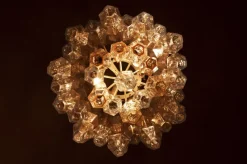 Pamono Model Poliedri Chandelier by Carlo Scarpa for Venini, 1955><noscript><img width=
