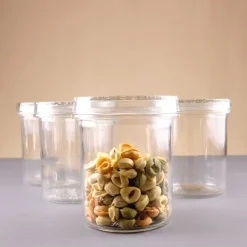 Hot Pamono Model Progress Storage Glasses from Glashüttenwerke Adlerhütten, 1936, Set of 4