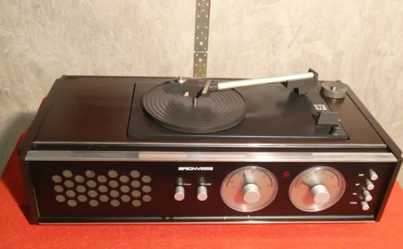 Pamono Model RR 128 FO Radio Phonograph by Achille Castiglioni for Brionvega, 1964> Electronics