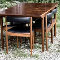 Outlet Pamono Model T3 Extending Dining Table in Walnut by Tom Robertson for McIntosh, 1970s