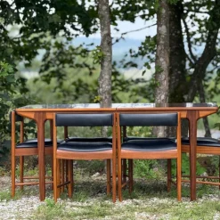 Clearance Pamono Model T3 Extending Dining Table in Walnut by Tom Robertson for McIntosh, 1970s