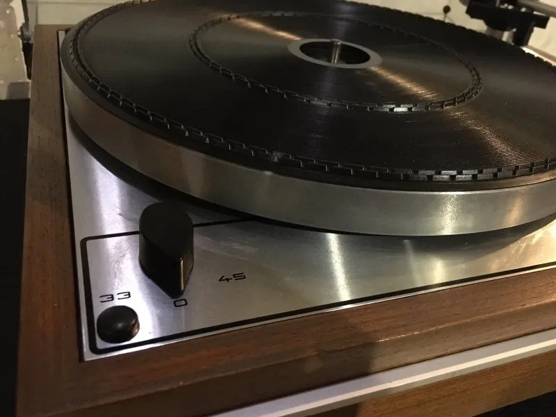 Outlet Pamono Model TD166 Turntable from Thorens, 1970s