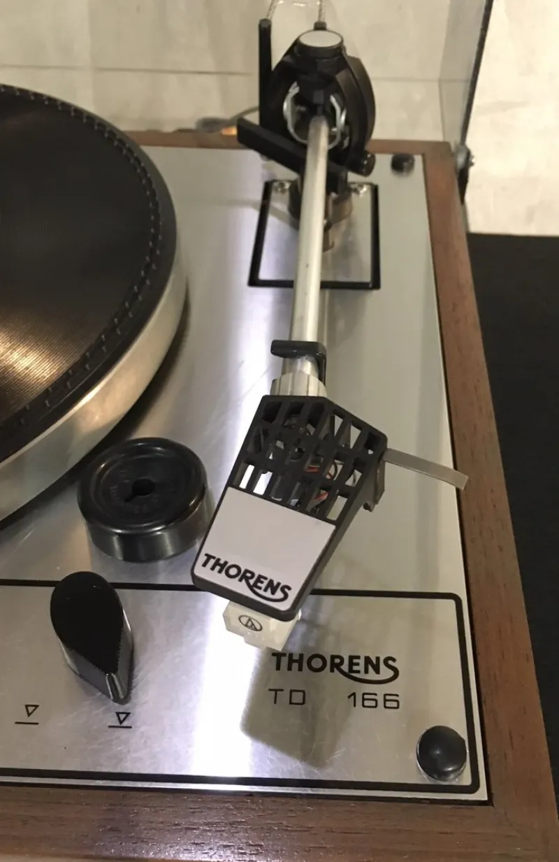 Outlet Pamono Model TD166 Turntable from Thorens, 1970s