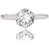 Pamono Modern 1.21 Carat e.vs1 Diamond 18 Karat White Gold Solitaire Ring> Rings