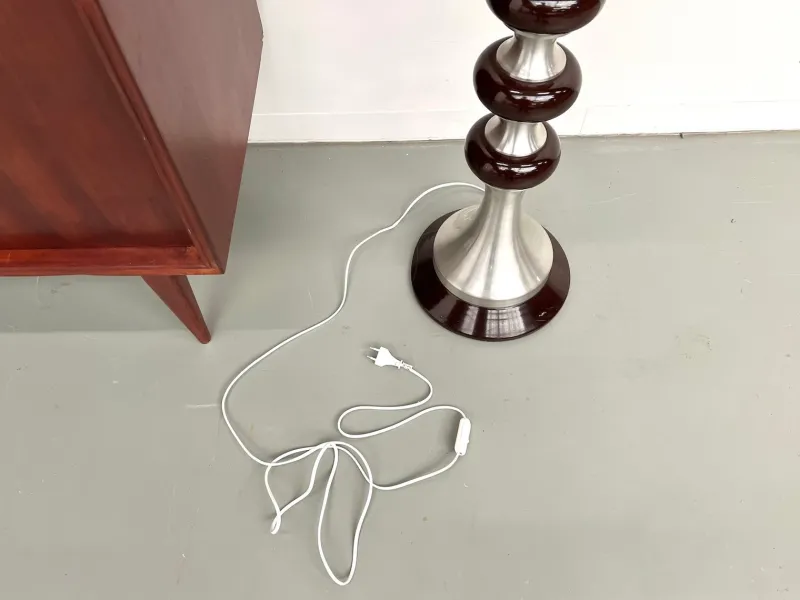 Pamono Modern Aluminum Floor Lamp, 1970> Floor Lamps
