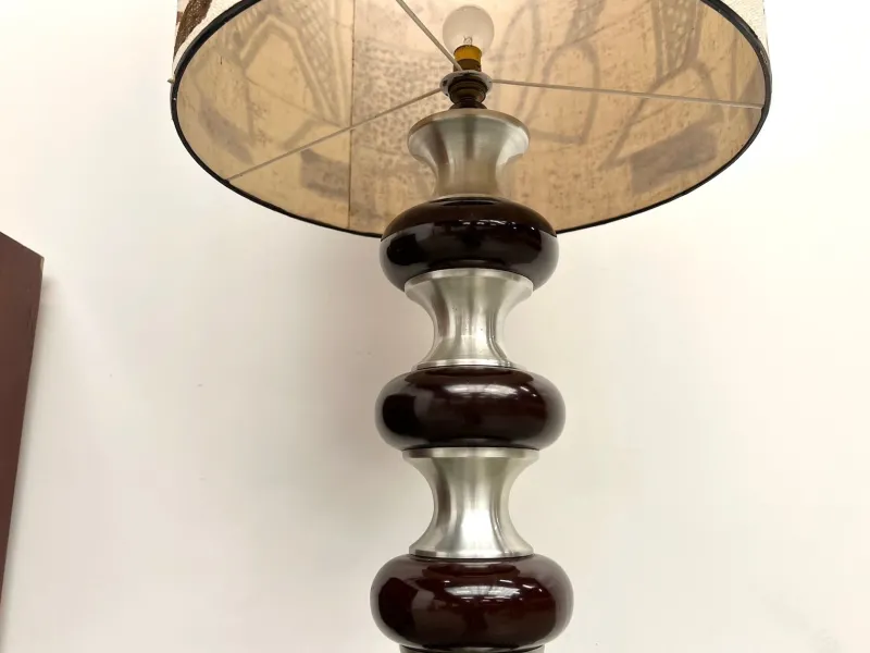 Pamono Modern Aluminum Floor Lamp, 1970> Floor Lamps