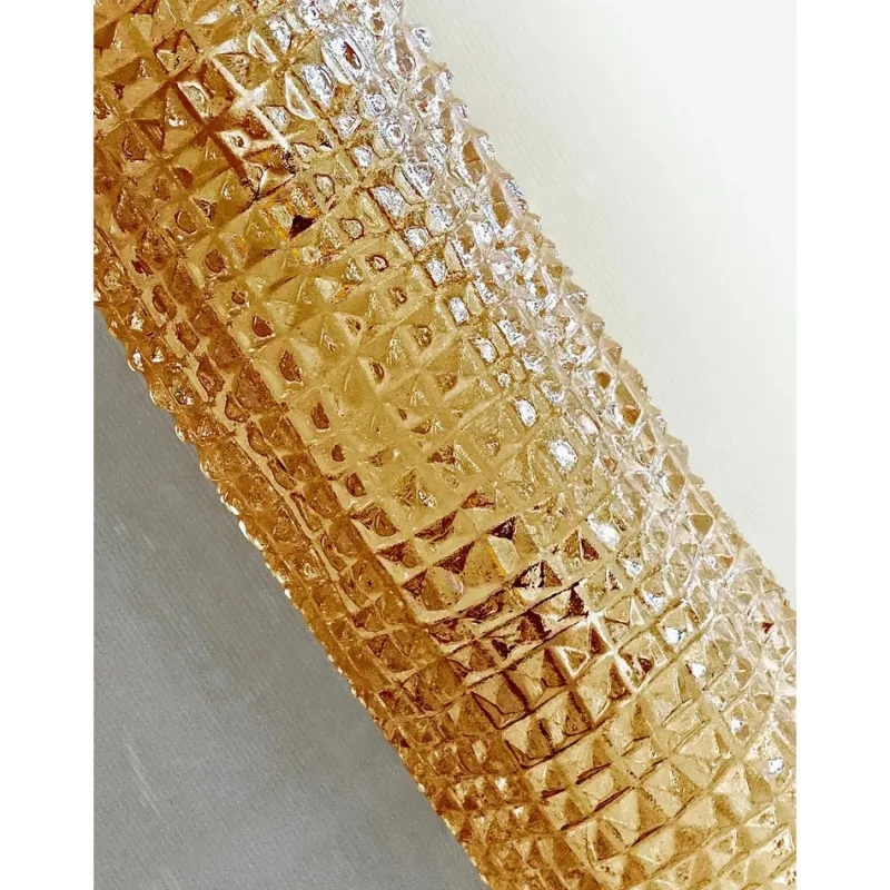 Pamono Modern Amber Cocodrile Murano Glass Wall Sconce by Simoeng> Wall Lights & Sconces