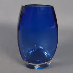 Discount Pamono Modern Cobalt Blue Murano Glass Vase, 1970s