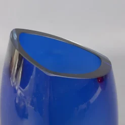 Discount Pamono Modern Cobalt Blue Murano Glass Vase, 1970s
