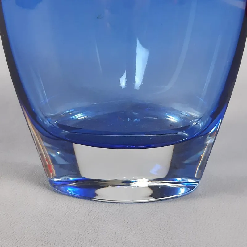 Discount Pamono Modern Cobalt Blue Murano Glass Vase, 1970s