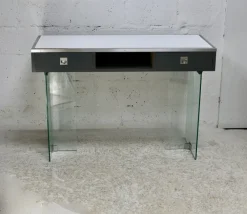 Pamono Modern Console Table with Glass Base, 1960s> Console Tables