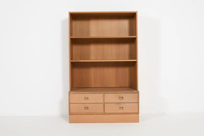 Pamono Modern Danish Cabinet Bookcase by Poul Hundevad, 1970s> Shelves & Wall Units