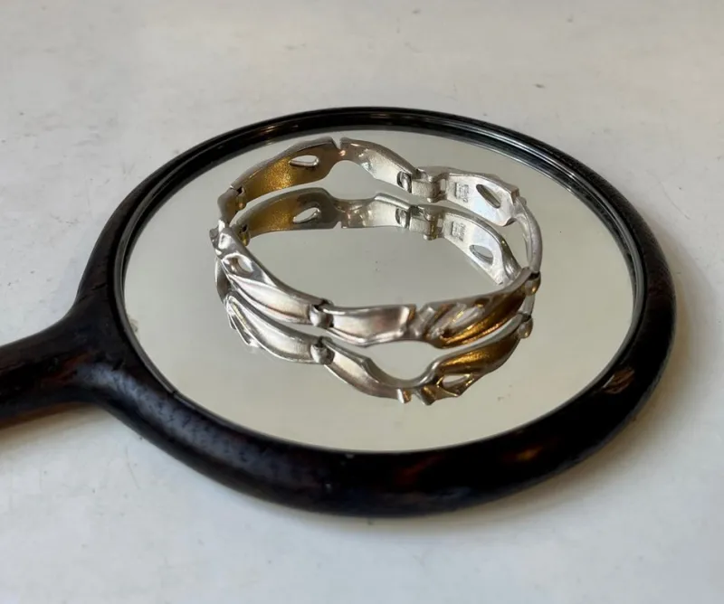 Clearance Pamono Modern Finnish Silver Bracelet by Björn Weckström, 1970s