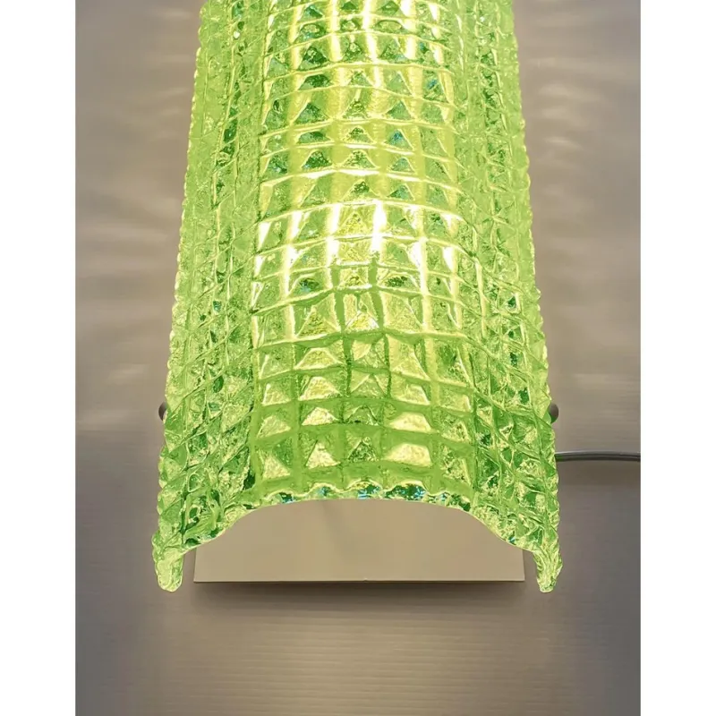 Pamono Modern Green Crocodile Wall Sconces in Murano Glass by Simoeng, Set of 2> Wall Lights & Sconces