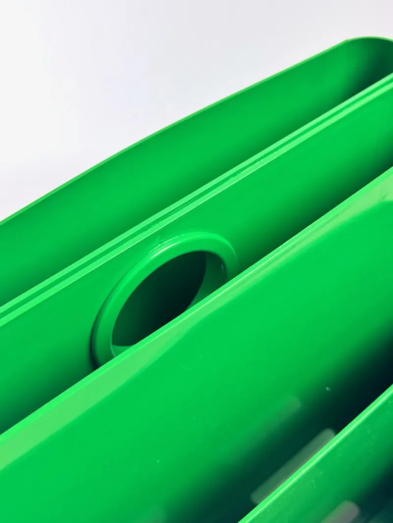 Pamono Modern Green Model 4675 Magazine Rack by Giotto Stoppino for Kartell, Italy, 1970s> Magazine Racks