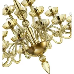 Pamono Modern Huge Champagne Murano Glass Chandelier by Simoeng> Ceiling Lights