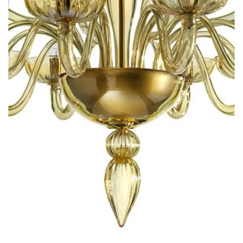 Pamono Modern Huge Champagne Murano Glass Chandelier by Simoeng> Ceiling Lights